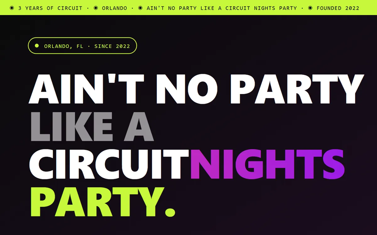 Circuit Nights — cover