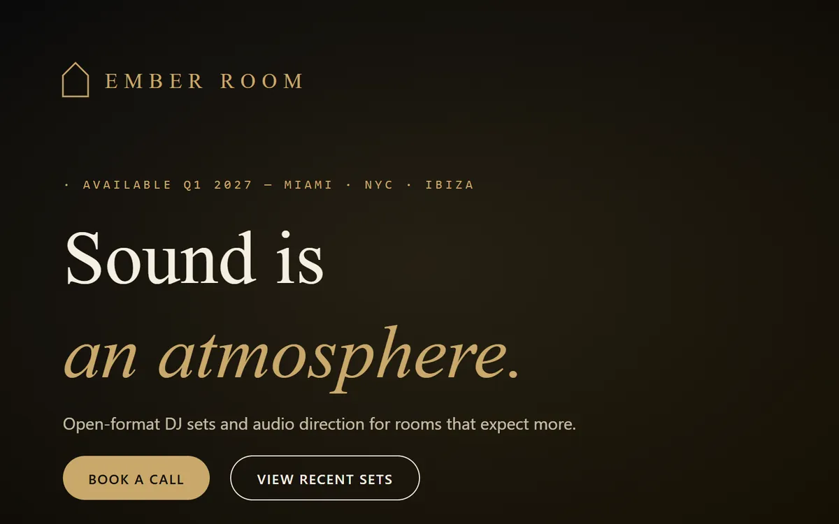 Ember Room — cover