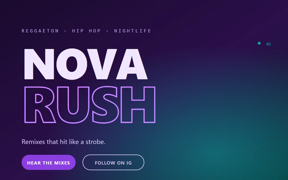 Nova Rush — cover